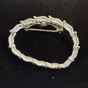 Elegant Silver Brooch